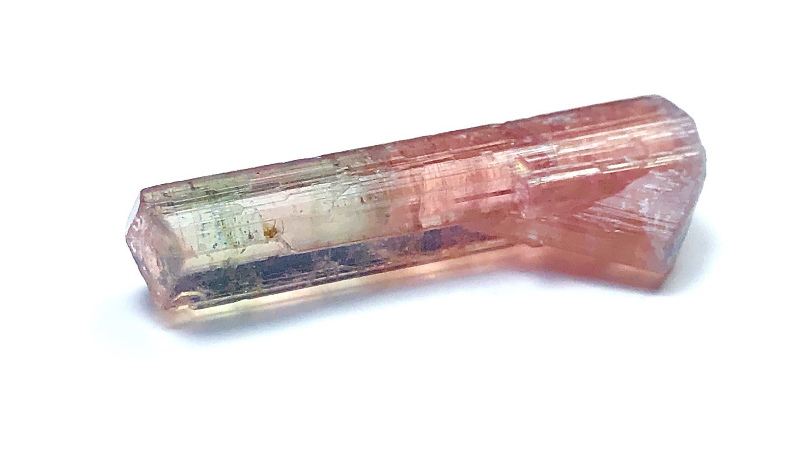 Beautiful an amazing naturel top quality bicolor tourmaline crystal
