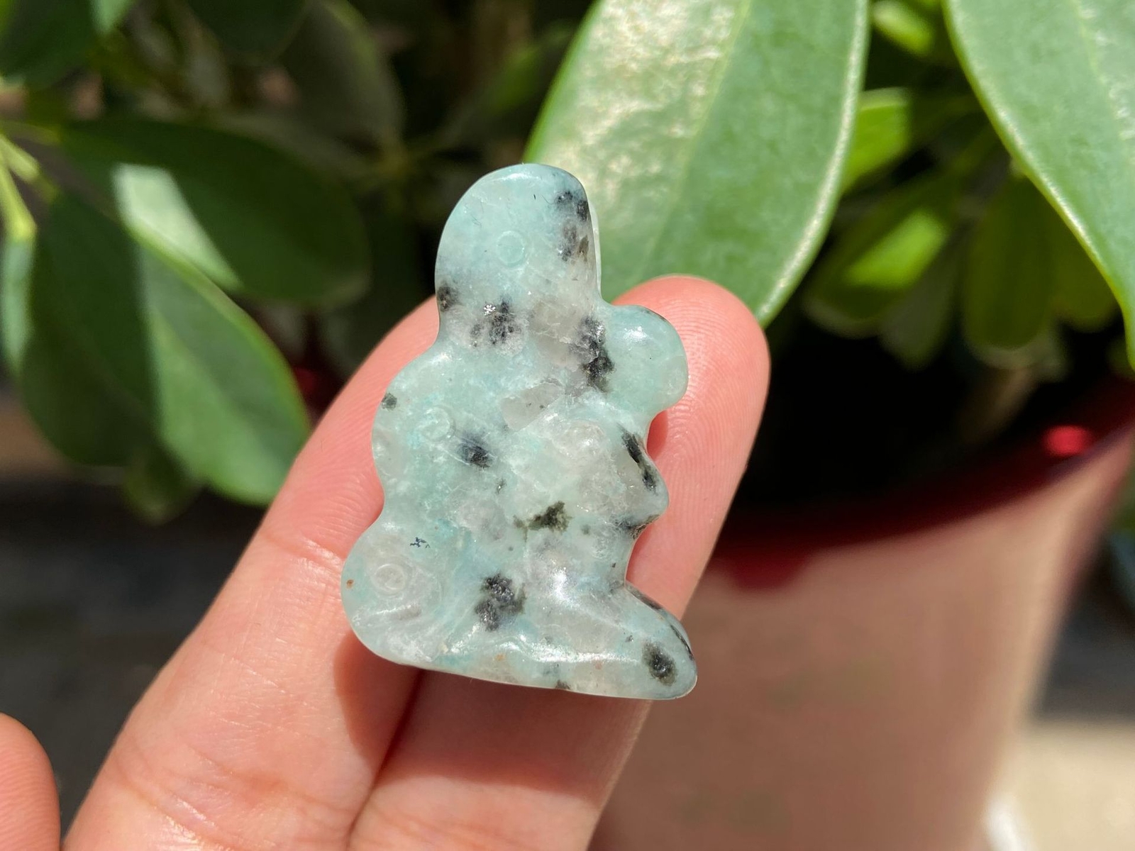 1.2″ Natural Fluorite Butterfly Fairy Carved Quartz Crystal Skull Healing 1PC