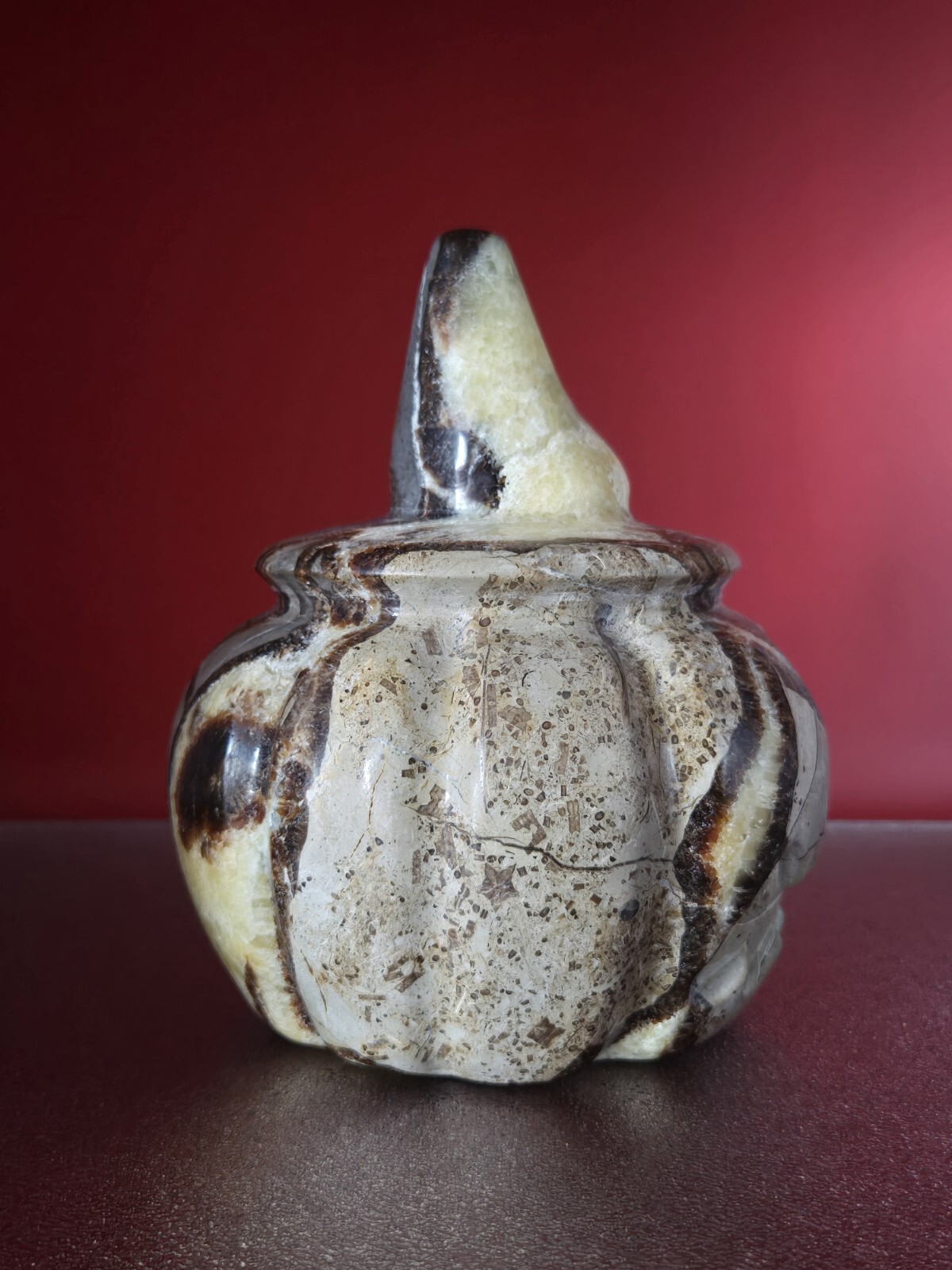 Natural Dragon Septarian Pumpkin Quartz Crystal UV Reactive Reiki Healing 5+LB