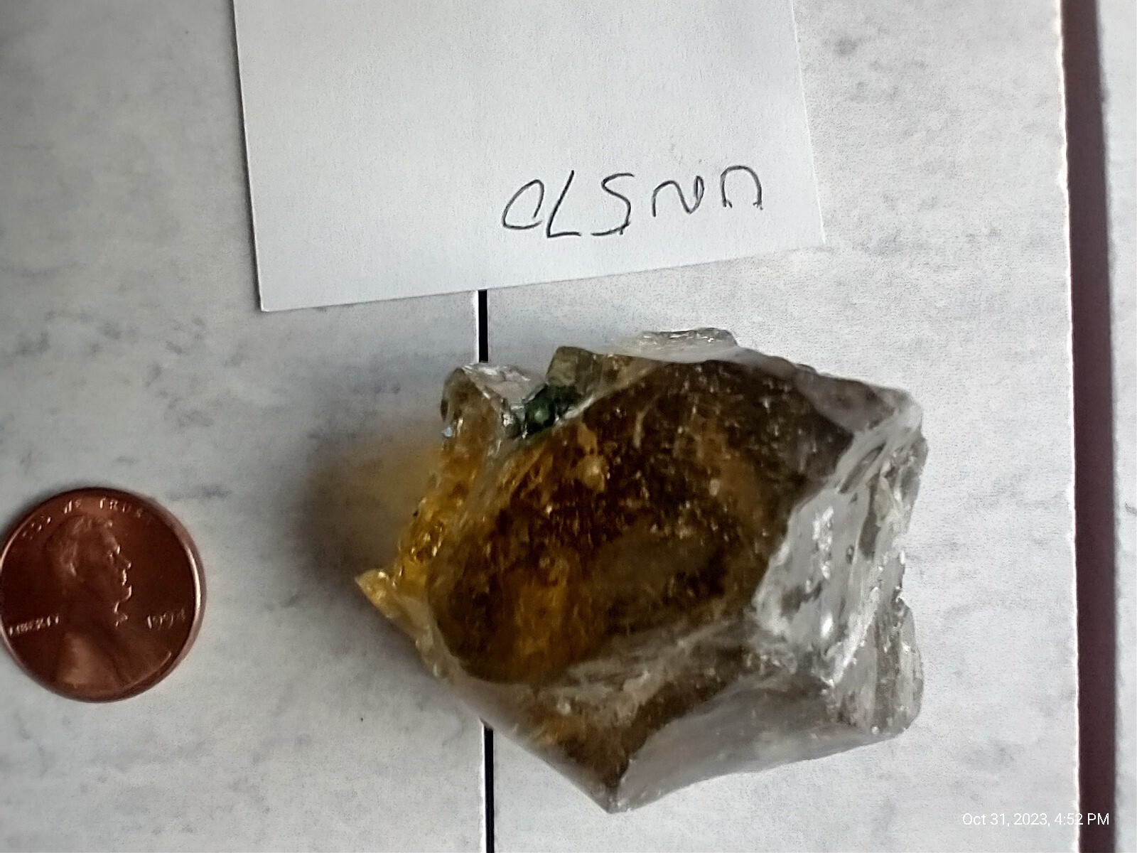 Smoky Lady Nellie Opaque Lucid Andara Crystal Specimen 39 gram chrystal
