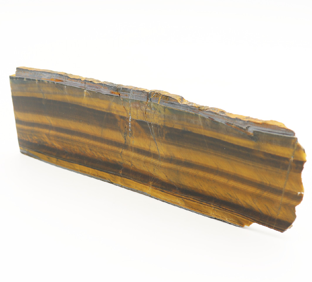 LARGE Elegant TIGERS EYE Fossil Slab SOUTH AFRICAN Mineral Display Collectible