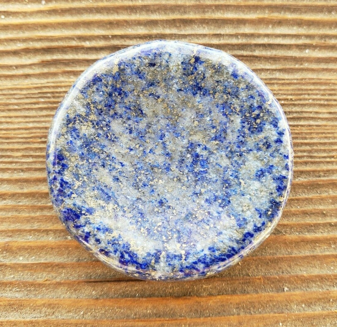 LAPIS LAZULI GEMSTONE SPHERE STAND HAND CARVED (ONE)