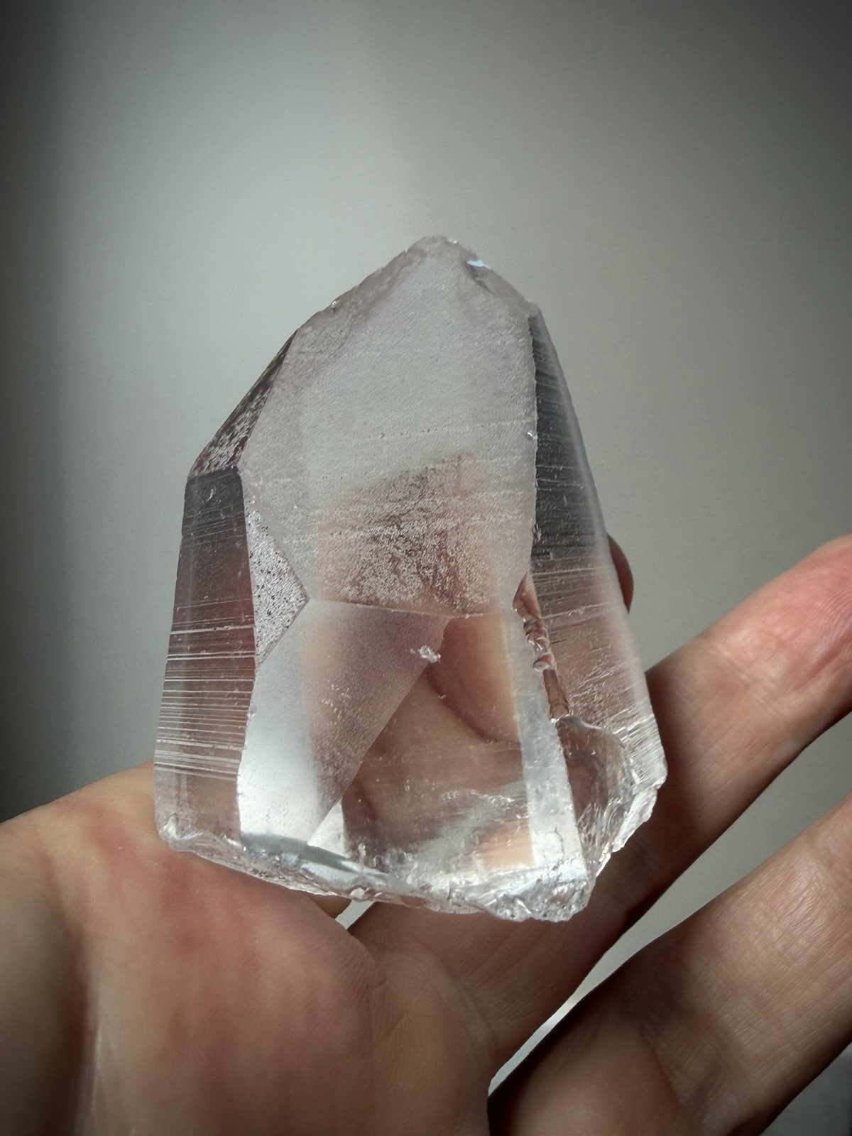 Lemurian Quartz Crystal Optical Quartz Self Healed Quartz Brazil Crystal