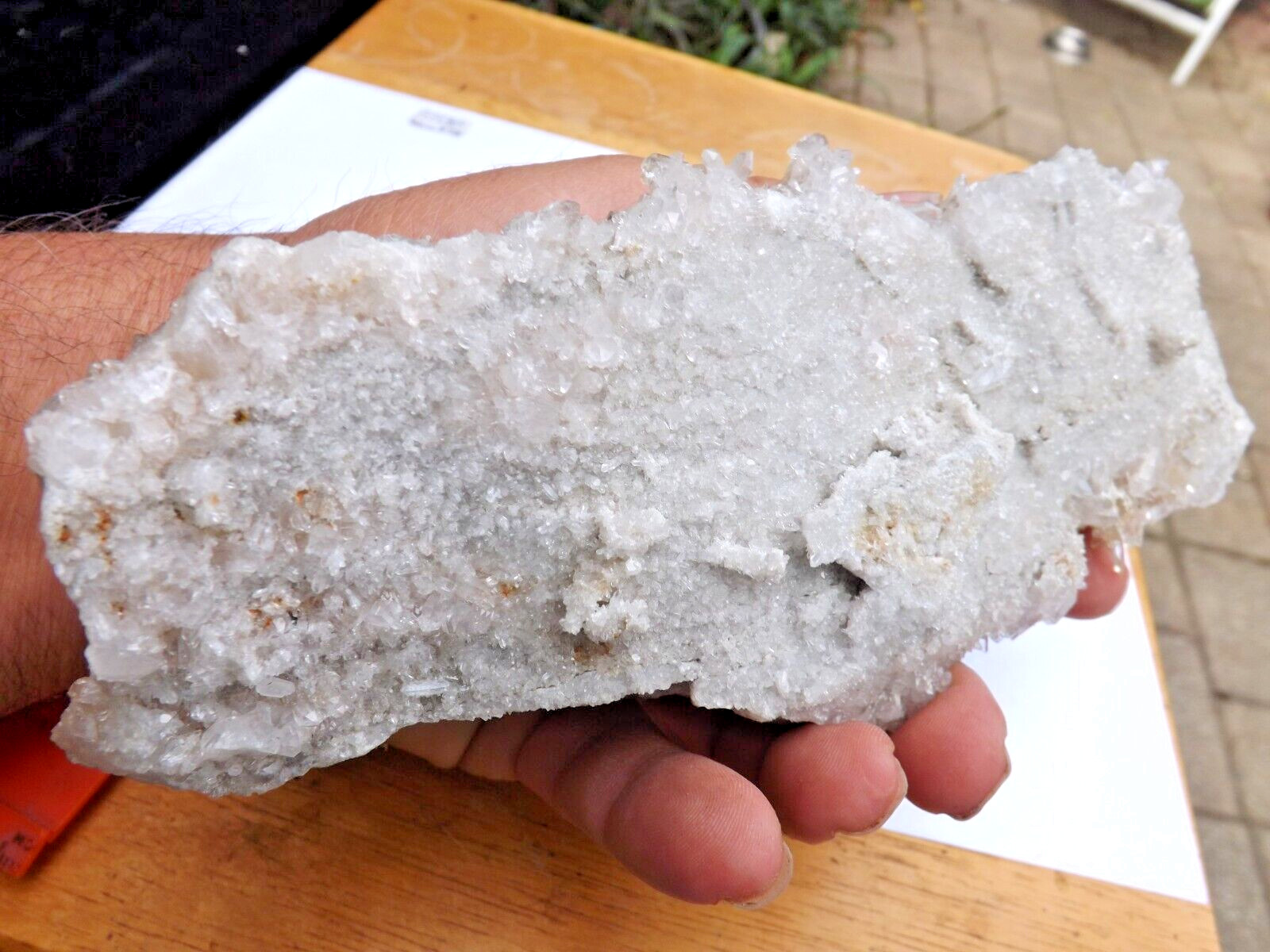 Ellenville needle quartz crystal matrix 640g 8″x3-1/2″x2-1/2″ Museum piece
