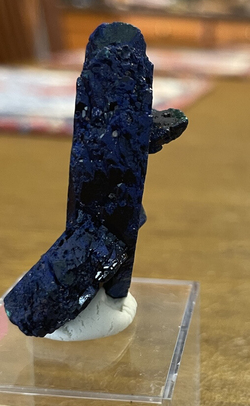 ~ 1 5/8” high x 1 1/4” x 3/4” depth, AZURITE, Milpillas Mine, Mexico