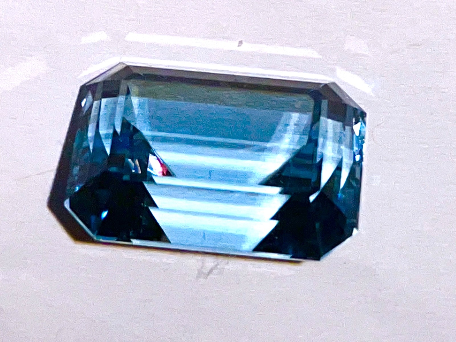 31.04ct Montana Topaz AAA Hand Cut by Master Lapidary (1980s) Large Emerald Cut