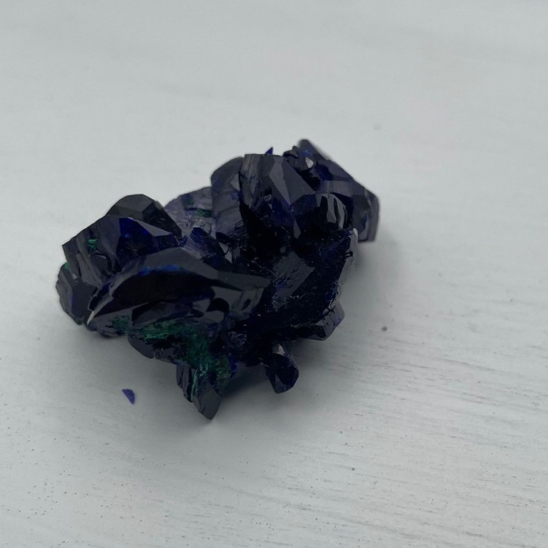 ~ 1 1/2” x 1” x 3/4” high, AZURITE, Milpillas Mine, Cuitaca, Sonora, Mexico