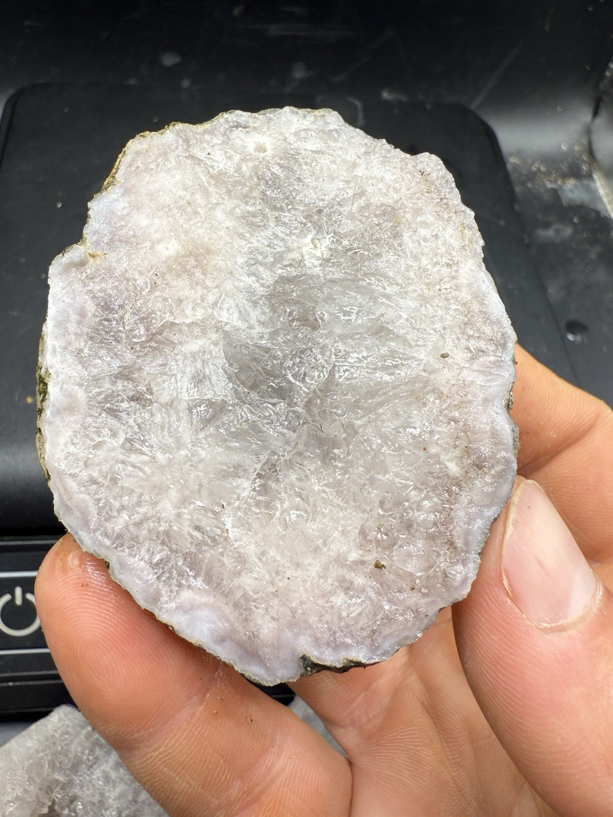 Indiana Amethyst Geode Light Lilac Purple 3,385 Carats All Natural 5 Piece