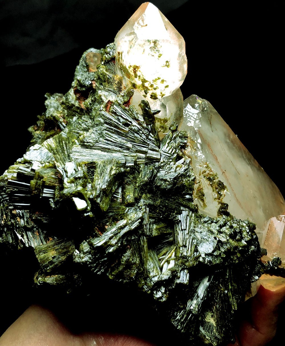 1968g Epidote Crystal Raw Rough Gems-Stone of Awareness&Cognitive Ability u40