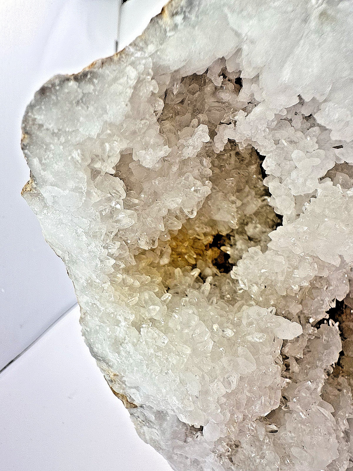 Large 5lb Quartz Geode Cluster Self-Standing Natural Crystal Display Specimen