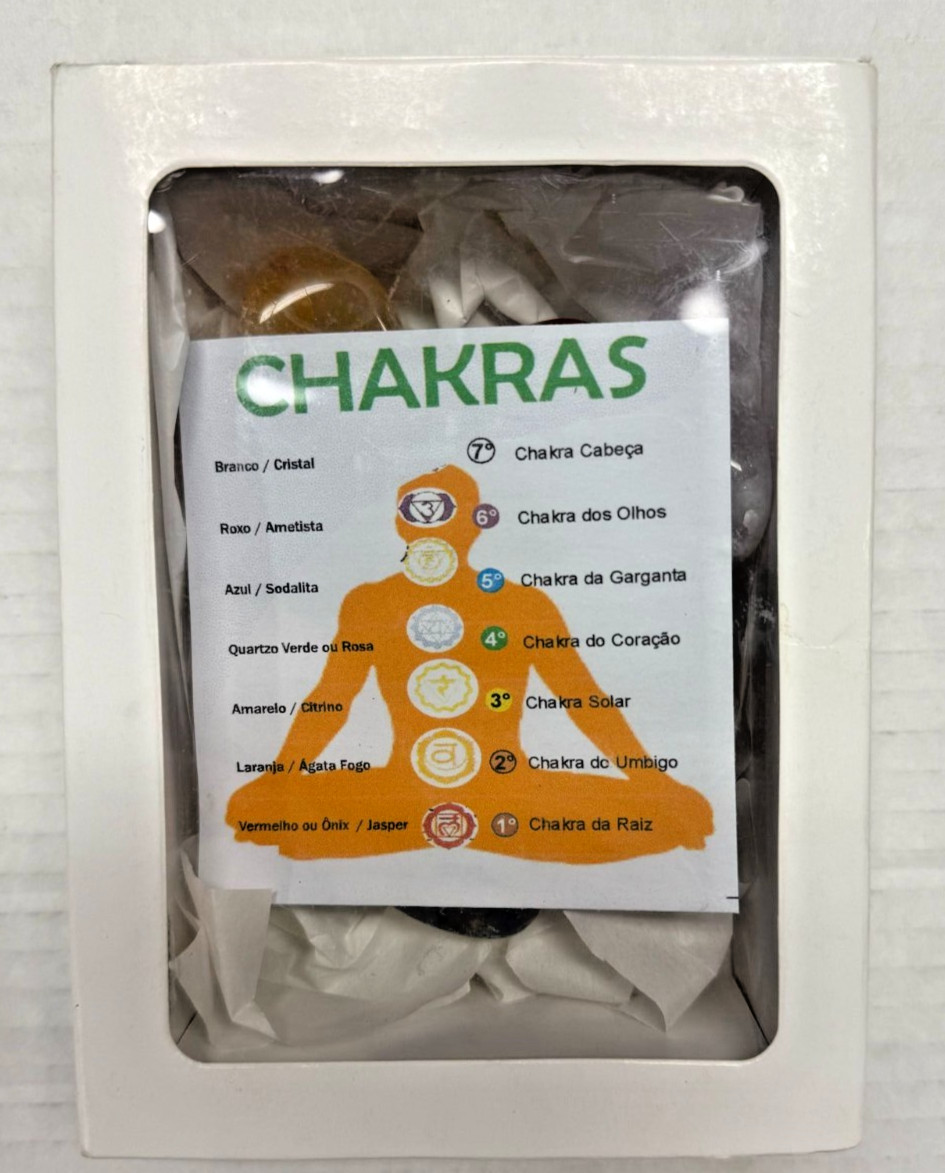 7 Chakra Tumbled Stone Set – Polished Healing Crystals from Brazil