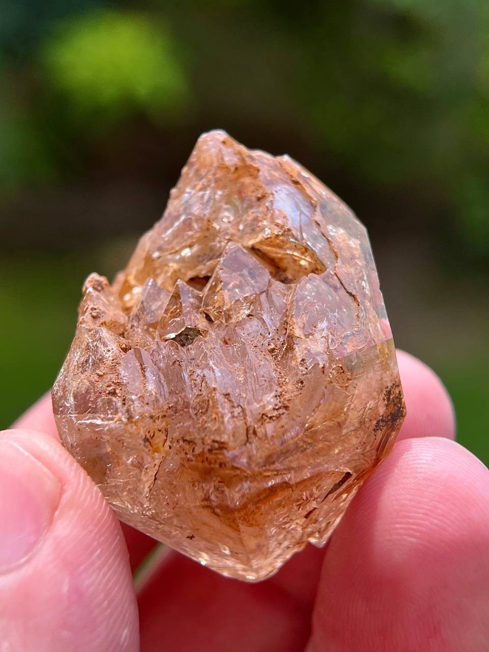 25 Grams Superb Fully Natural Clay Included Window / Fenster Quartz Crystal