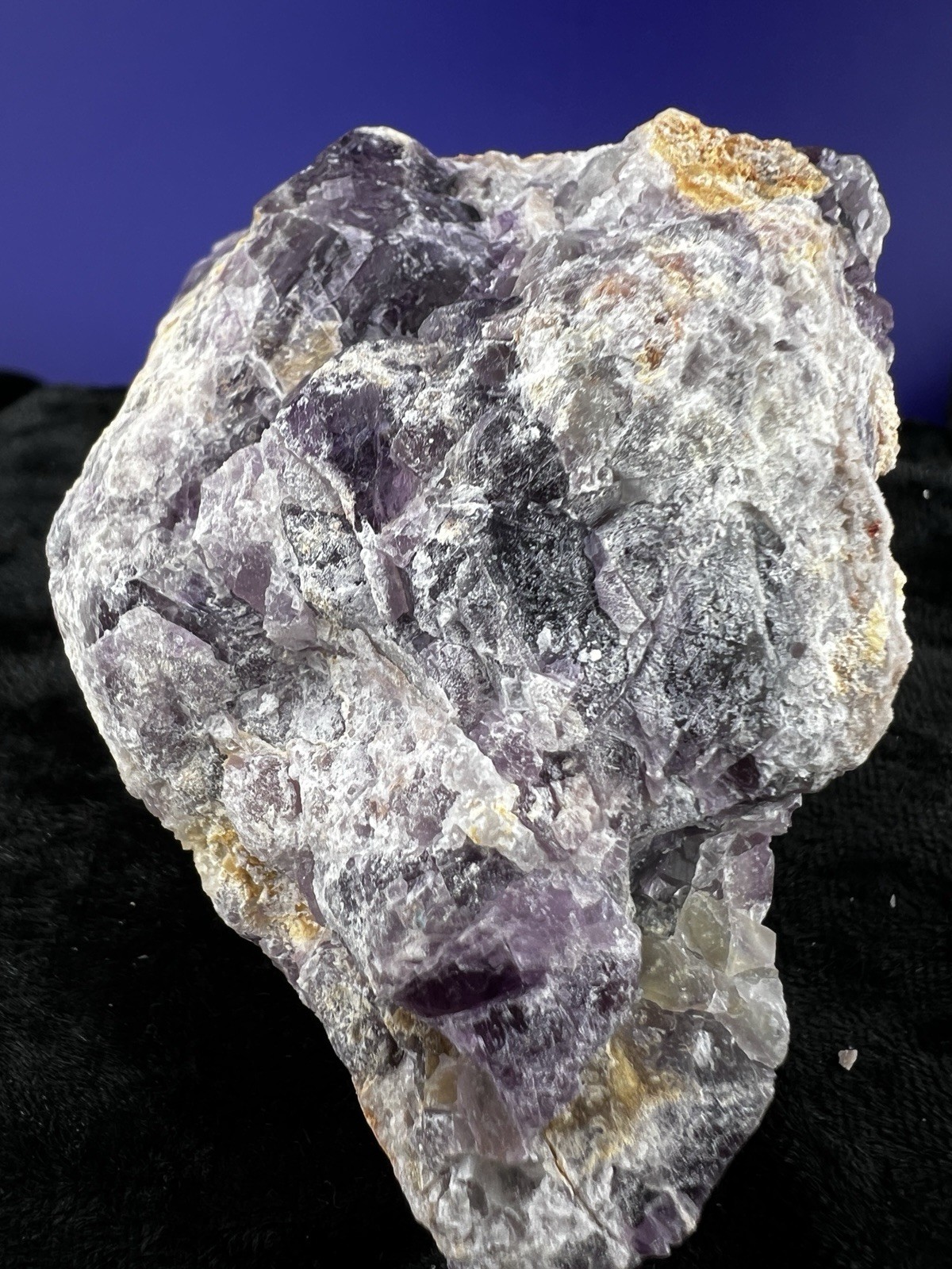 Fluorite and Calcite in Matrix – Ojuela Mine, Durango, Mexico 300 g