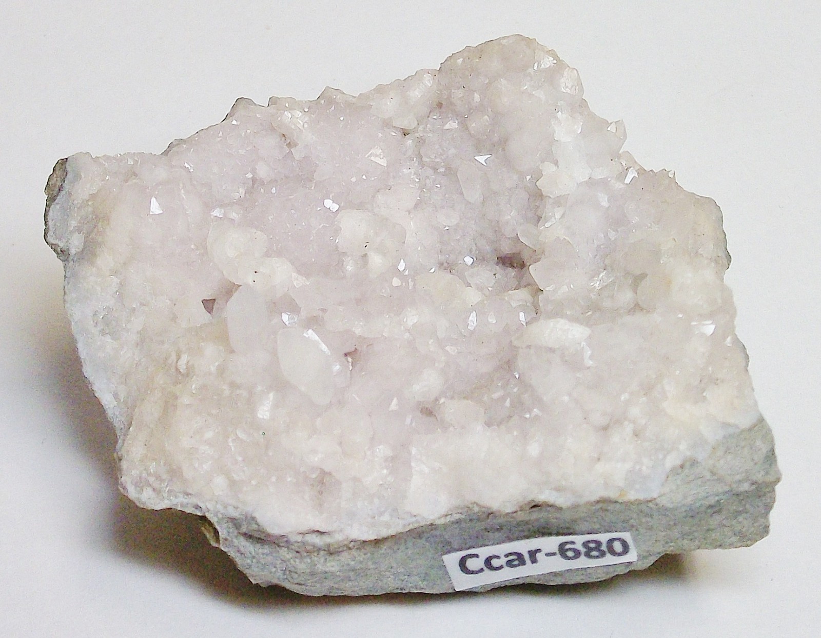 Geode with Calcite & Quartz crystals – Kings Mountain, Lincoln Co., Kentucky