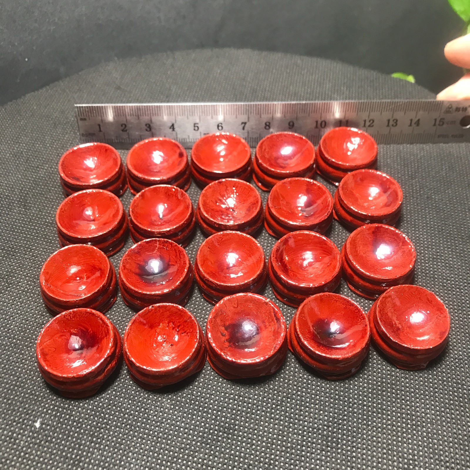 10pcs 10pcs Red Wood Display Stand For 25MM Crystal Ball Sphere Holder wholesale