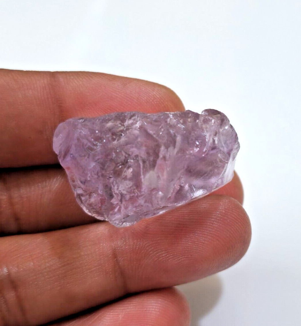 Terrific Raw 109 Crt Pink Amethyst Rough Rare Loose Gemstone For Making Jewelry
