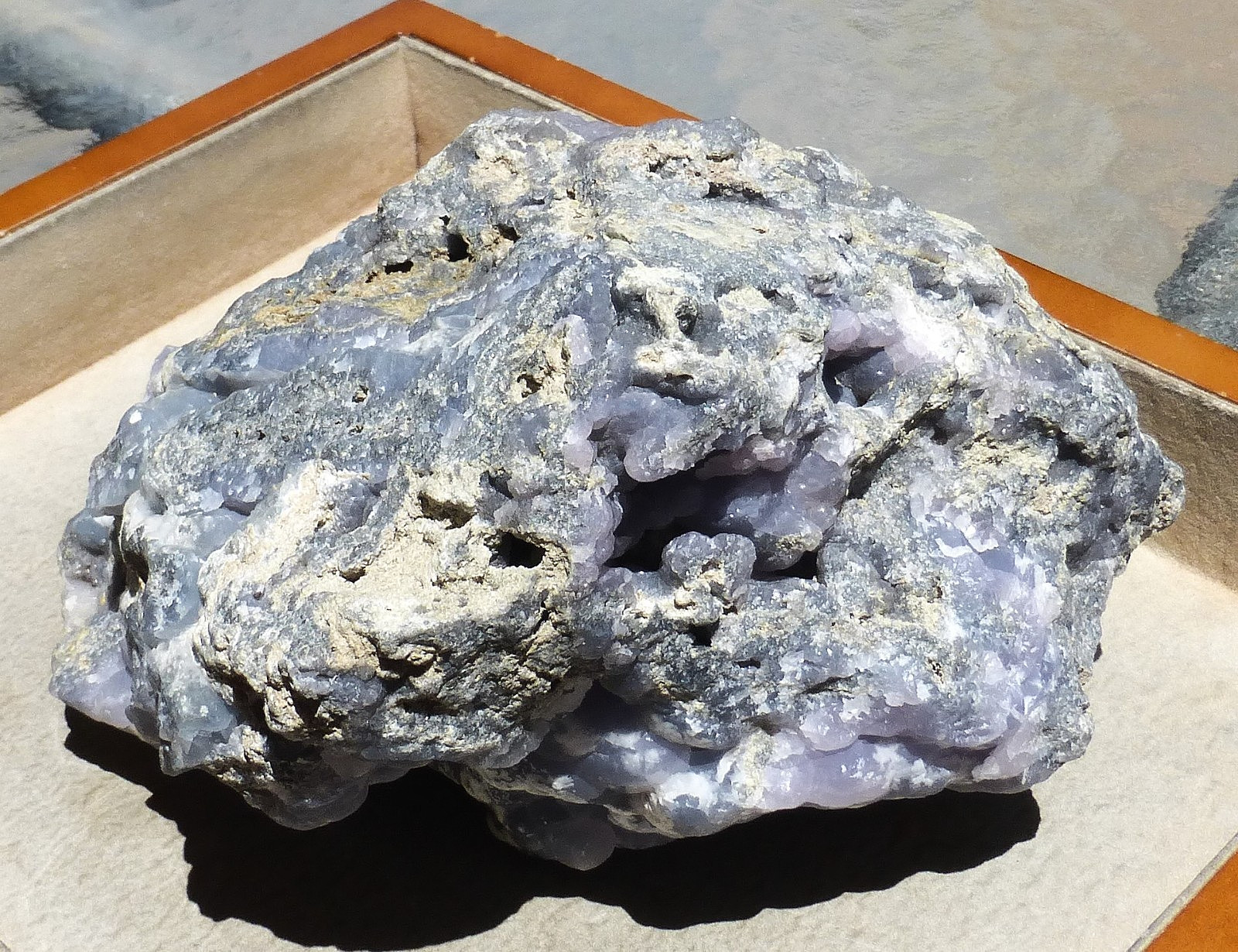 LARGE Purple/lilac Smithsonite specimen from El Refugio Mine Mexico 3lb. 2.5 oz.
