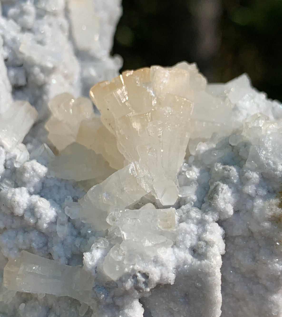 STRONTIANITE LARGE MUSEUM QUALITY SPECIMEN NATURAL TERMINATED CRYSTALS MATRIX