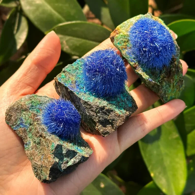 Natural Raw Dandelion Zeolite Cluster Titanium Geode Quartz Crystal SpecimenGift