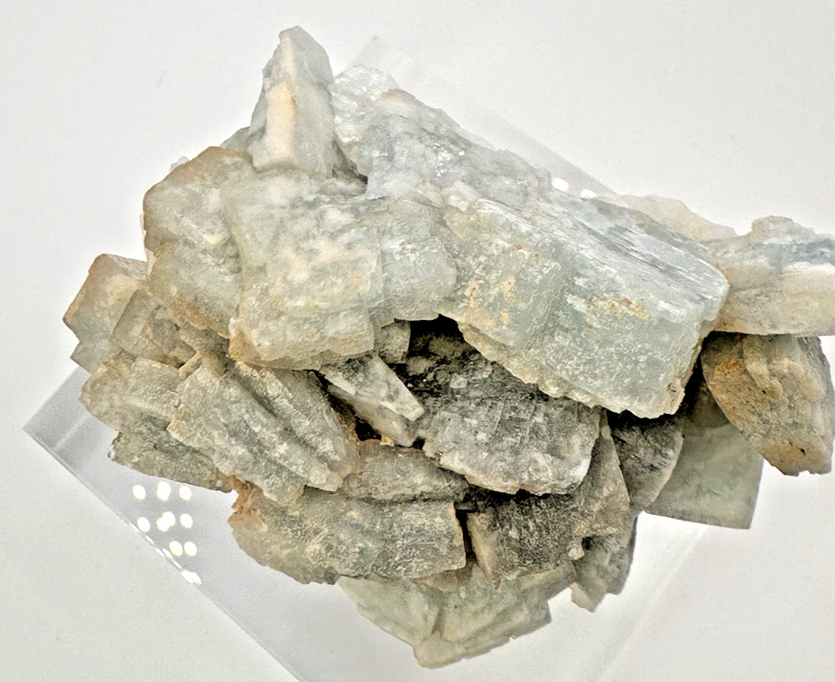 Cluster Sky Blue Barite baryte Crystal Cluster from Morocco 8 oz 3″
