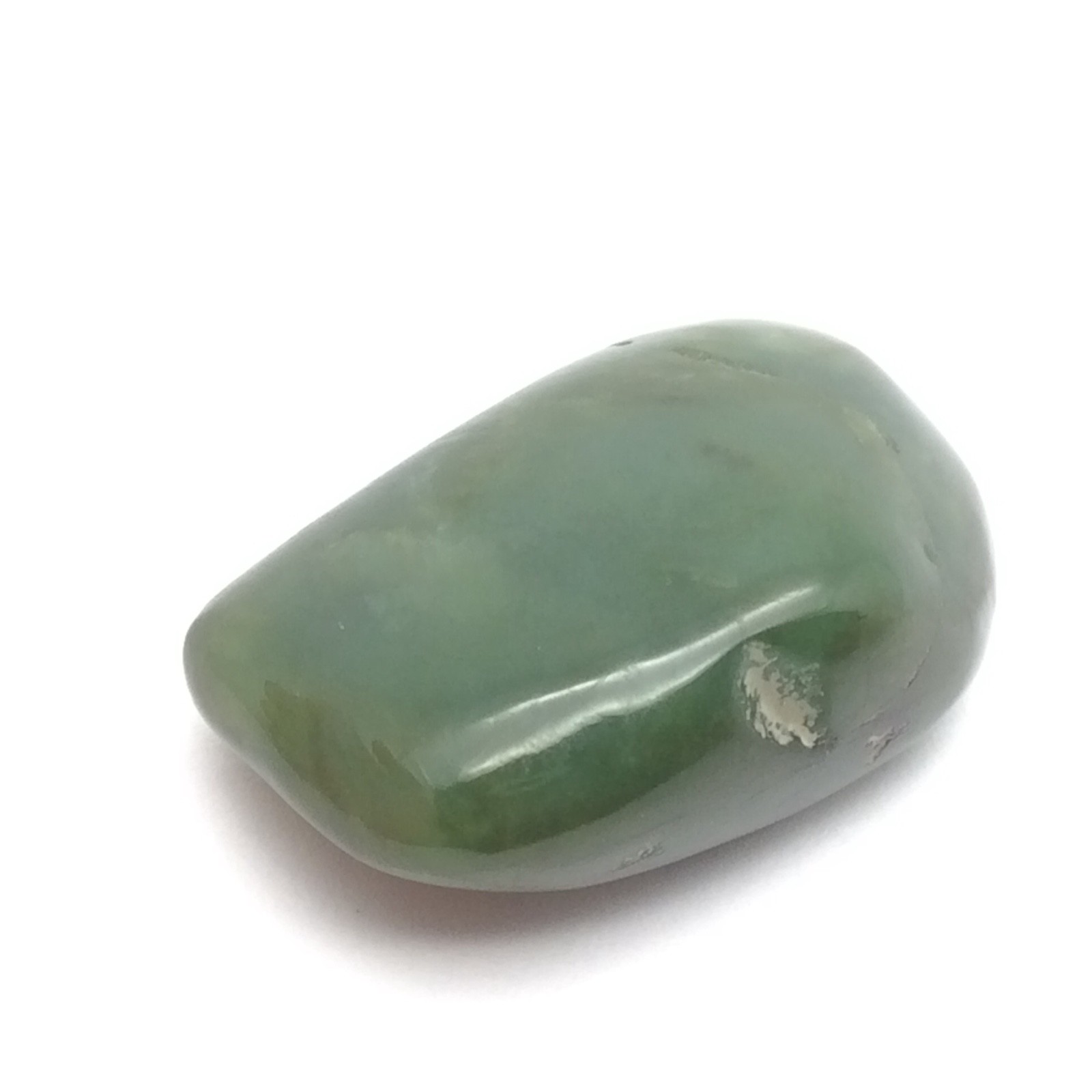 Siberian Nephrite Jade Green Pebble Gem Stone Sayan Mountain Siberia Russia #17