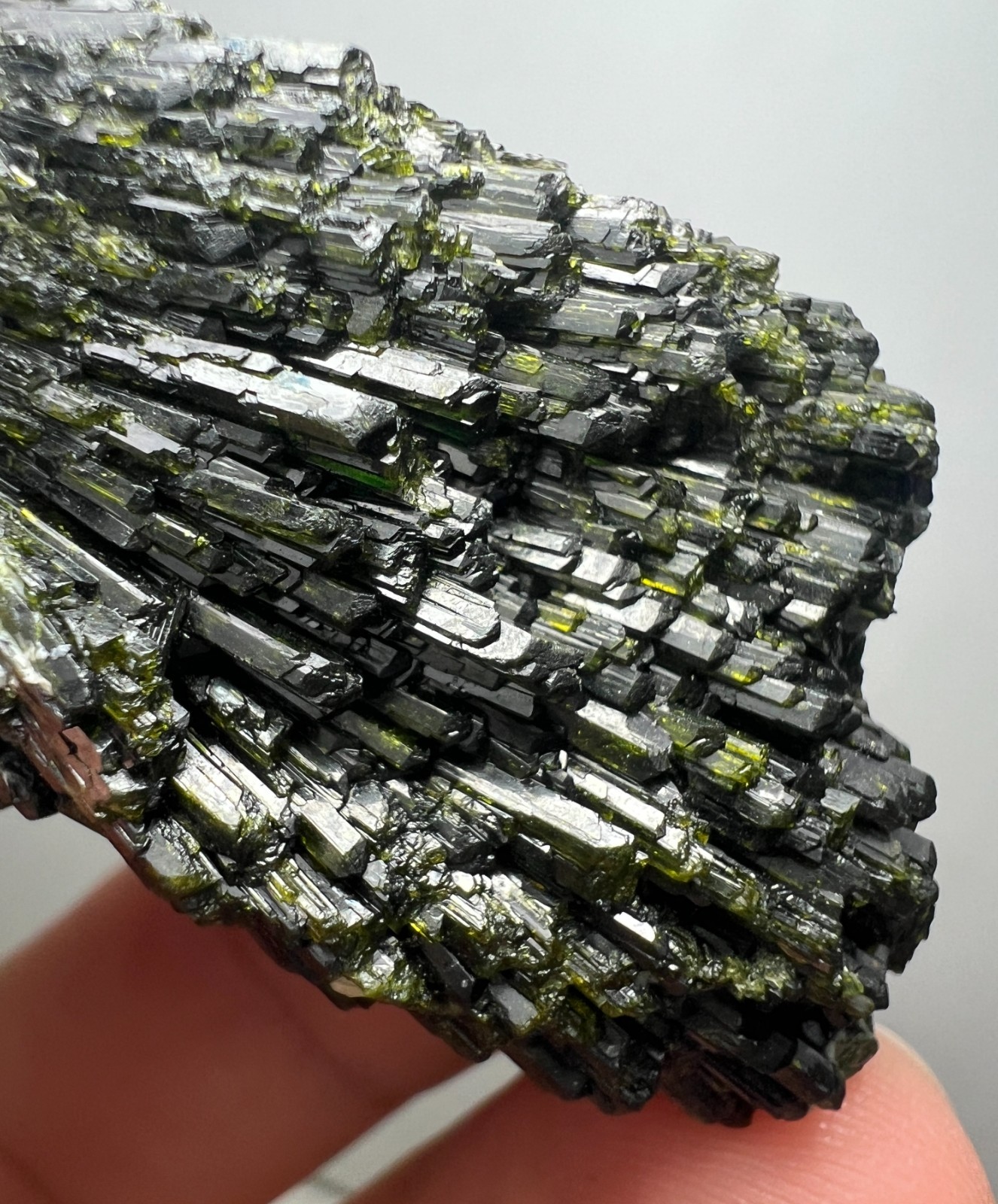 173 Natural Green Epidote crystal bunches from Balochistan Pakistan