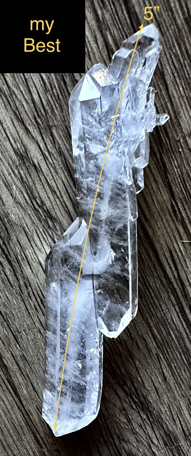 🔥🔥 AAA+ FADEN QUARTZ CRYSTAL DT 🔥my BEST🔥Pakistan 52gr and 5”🔥🔥🔥🔥