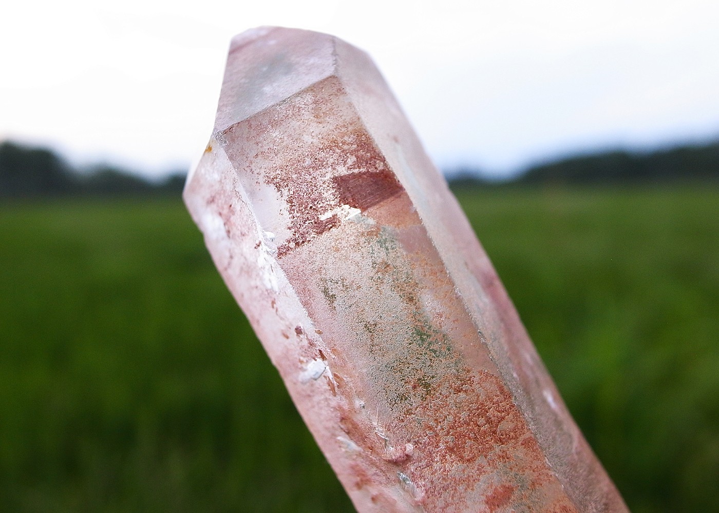 Manifestations!! Delicate PINK LEMURIAN QUARTZ + MASTER DT CRYSTAL+NATURAL VERY