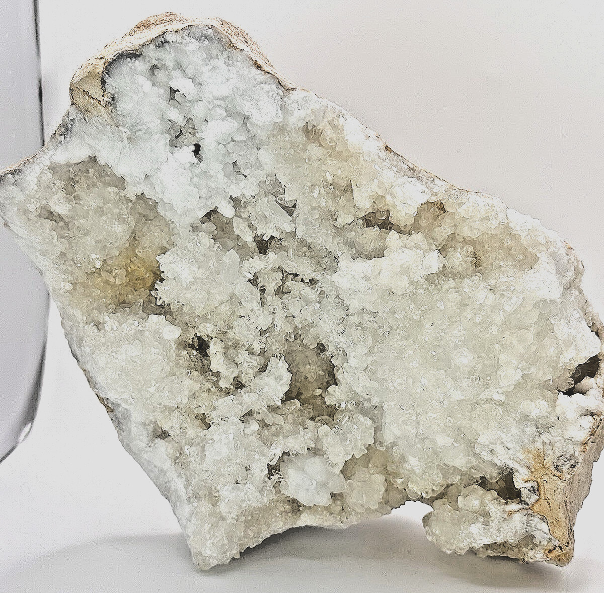 Large 5lb Quartz Geode Cluster Self-Standing Natural Crystal Display Specimen