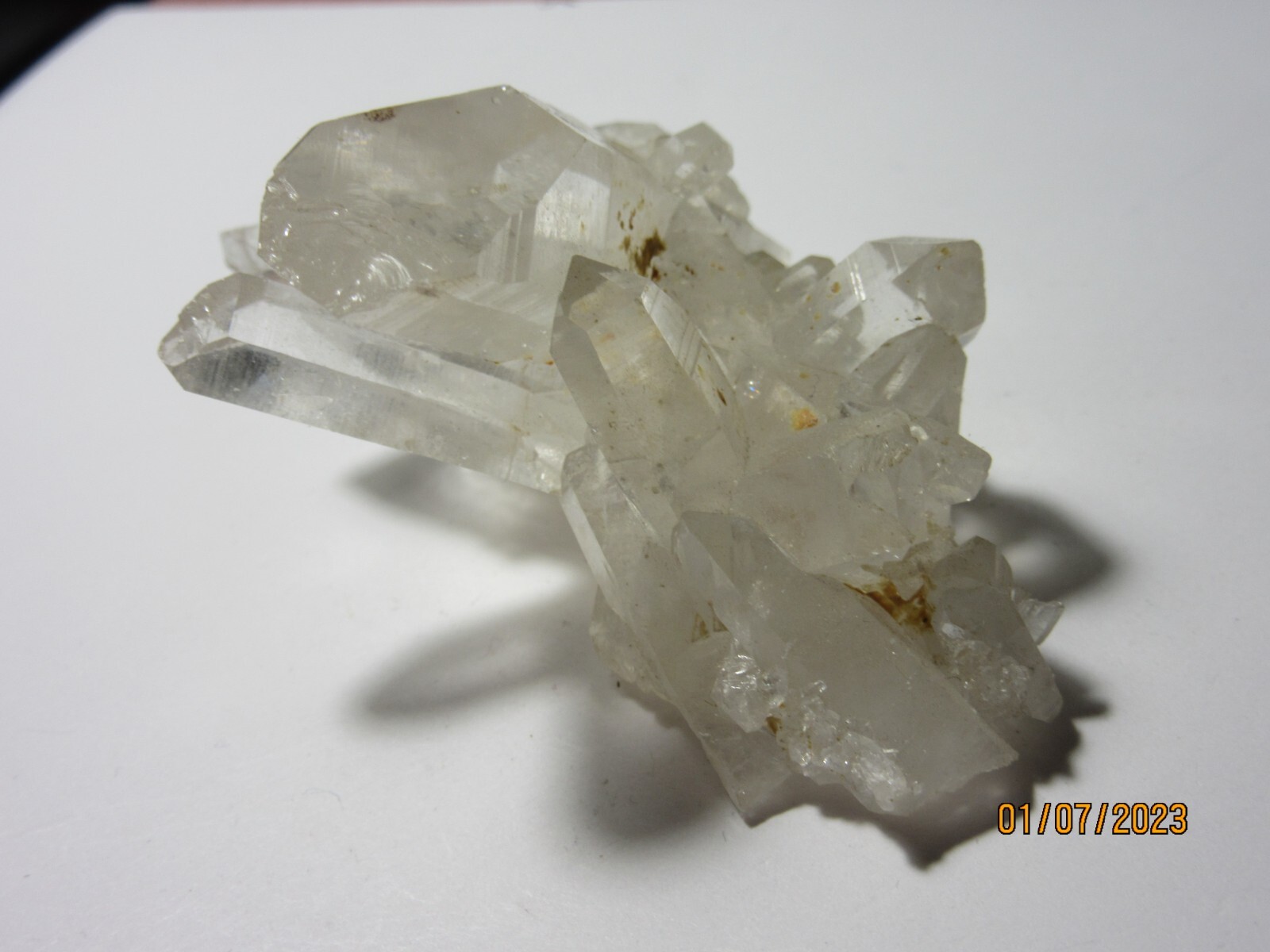 Arkansas Natural Quartz Crystal 2 3/8″ Cluster Collectible Reiki MIAQC-1