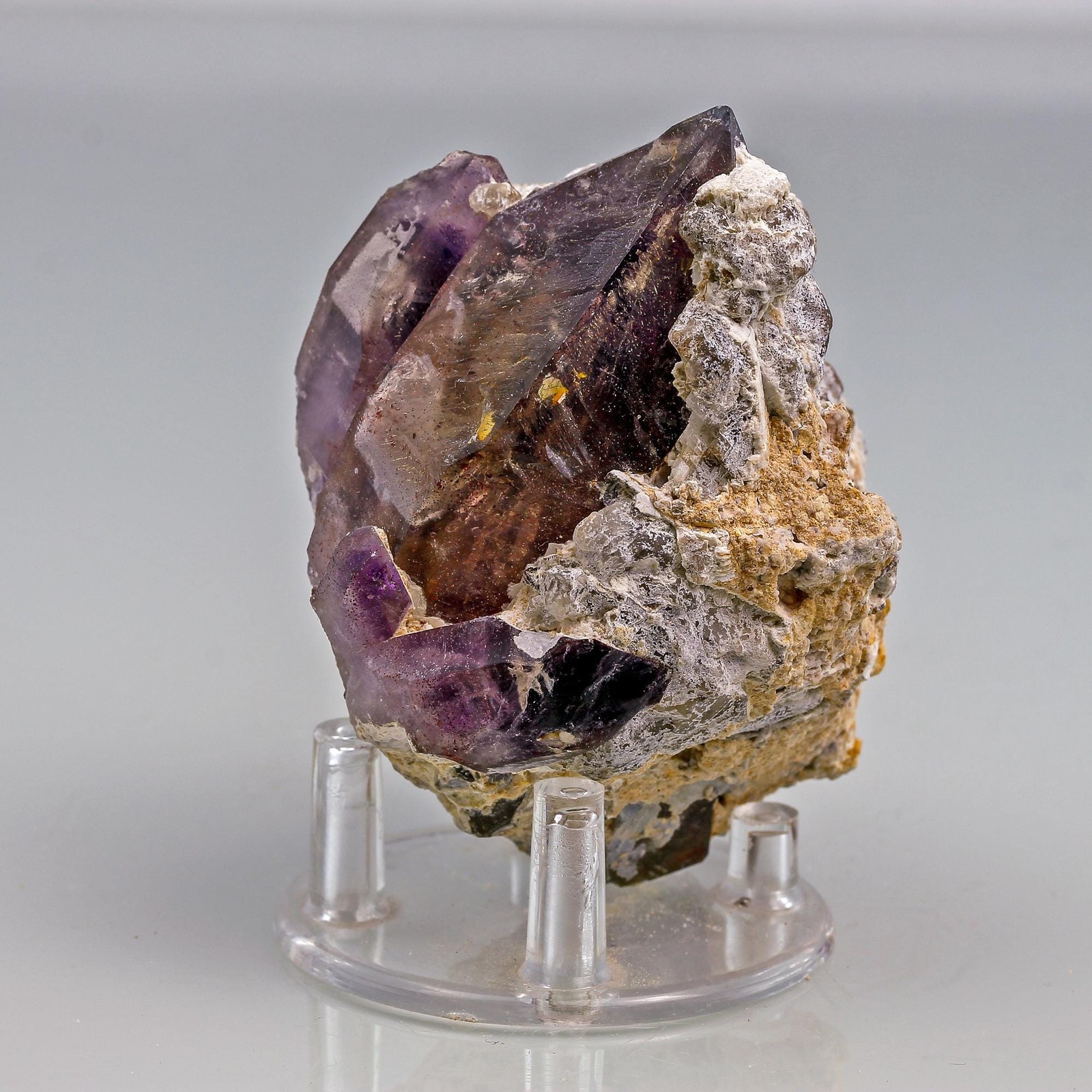 Amethyst Crystal XL Brandberg Namibia Deep Purple Terminated 7.0 cm