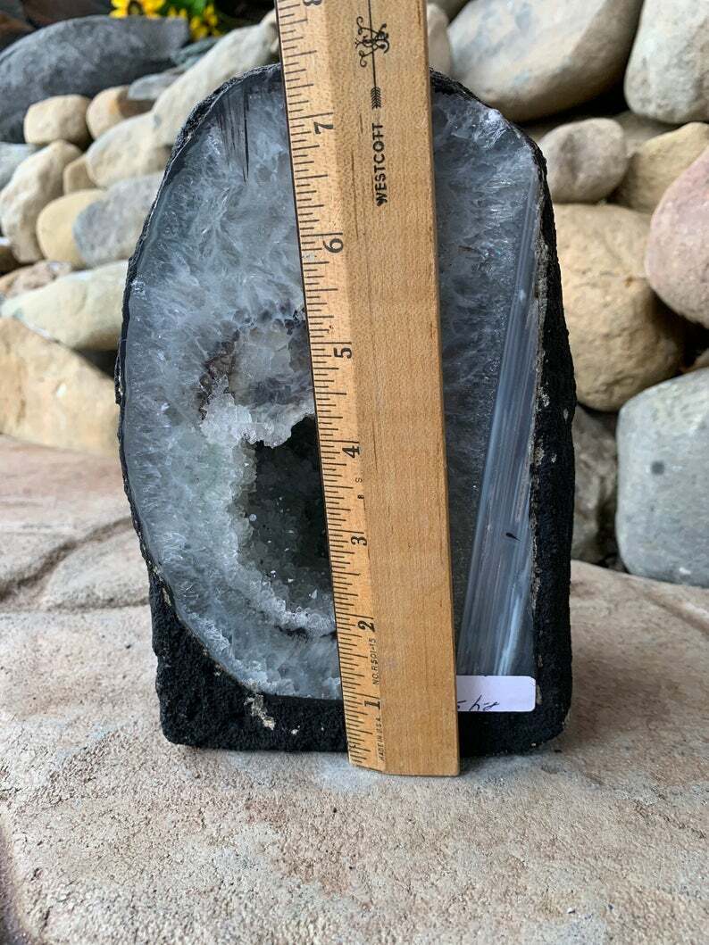 SALE! 8.12 lb BIG Amethyst Geode,Cathedral Crystal Cluster,Amethyst Uruguay