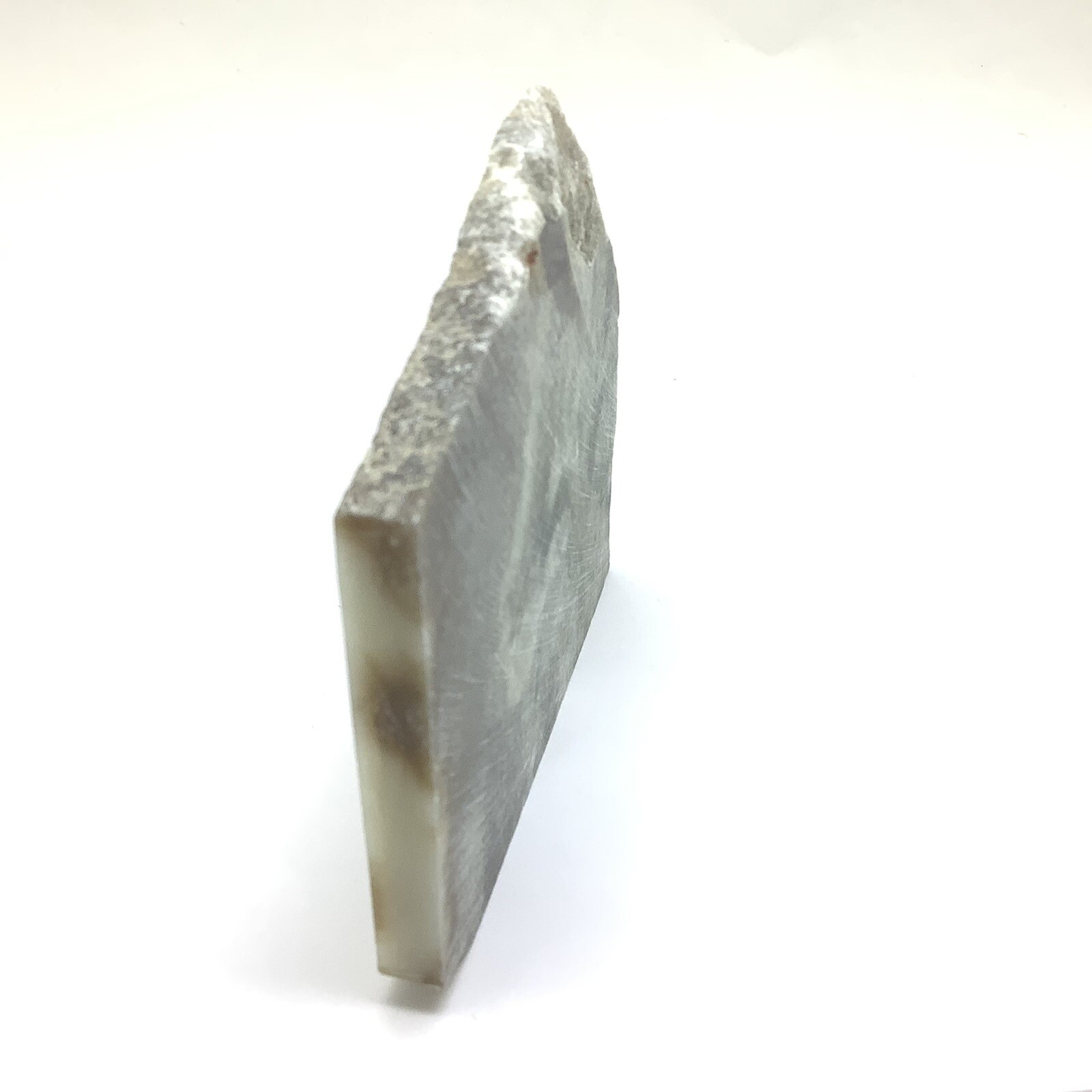 Siberian Jade Slab Honey Brown White Nephrite Jade Lapidary Vitim River Siberia