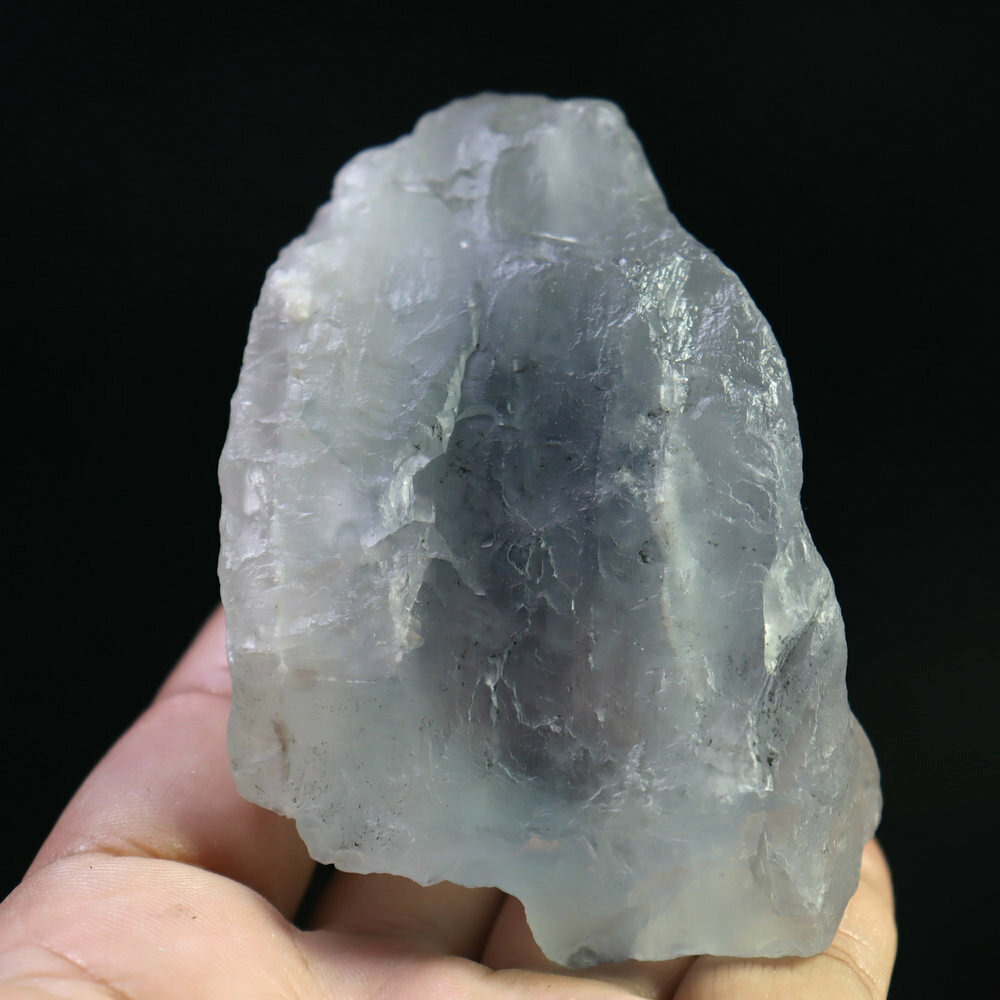 341g Natural Not Polished Original Purple Fluorite Crystal Mineral Specimen