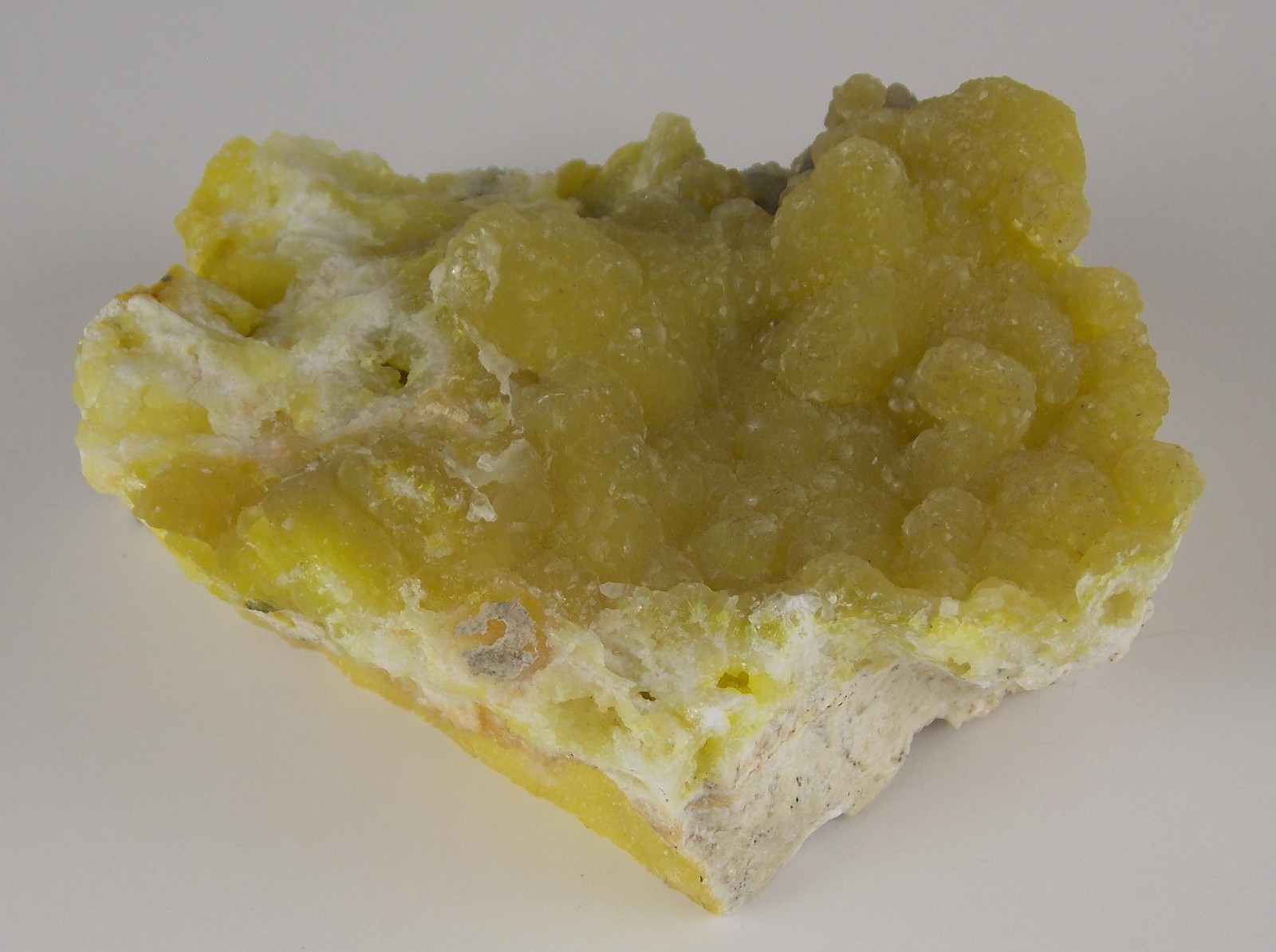 LEMON YELLOW SMITHSONITE – 8.3 cm – MONTE CRISTO MINE, RUSH, ARKANSAS 29218