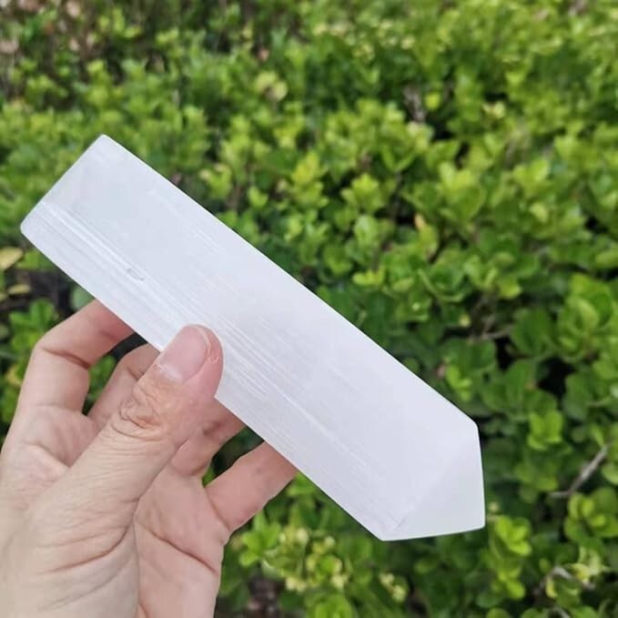 2025HOT! Natural Selenite Wand Crystal Point Stone Quartz Home Decor Gift