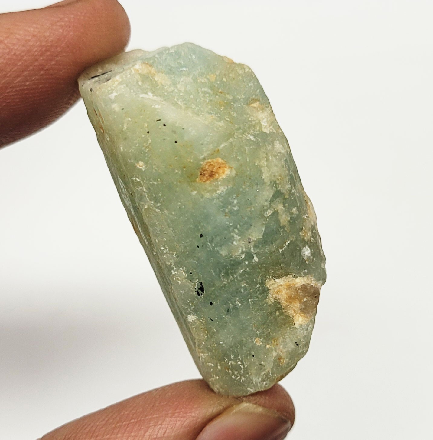 94.50 Ct Natural Beryl Aquamarine Row Rough Beryl Specimen Crystal Mineral Beryl