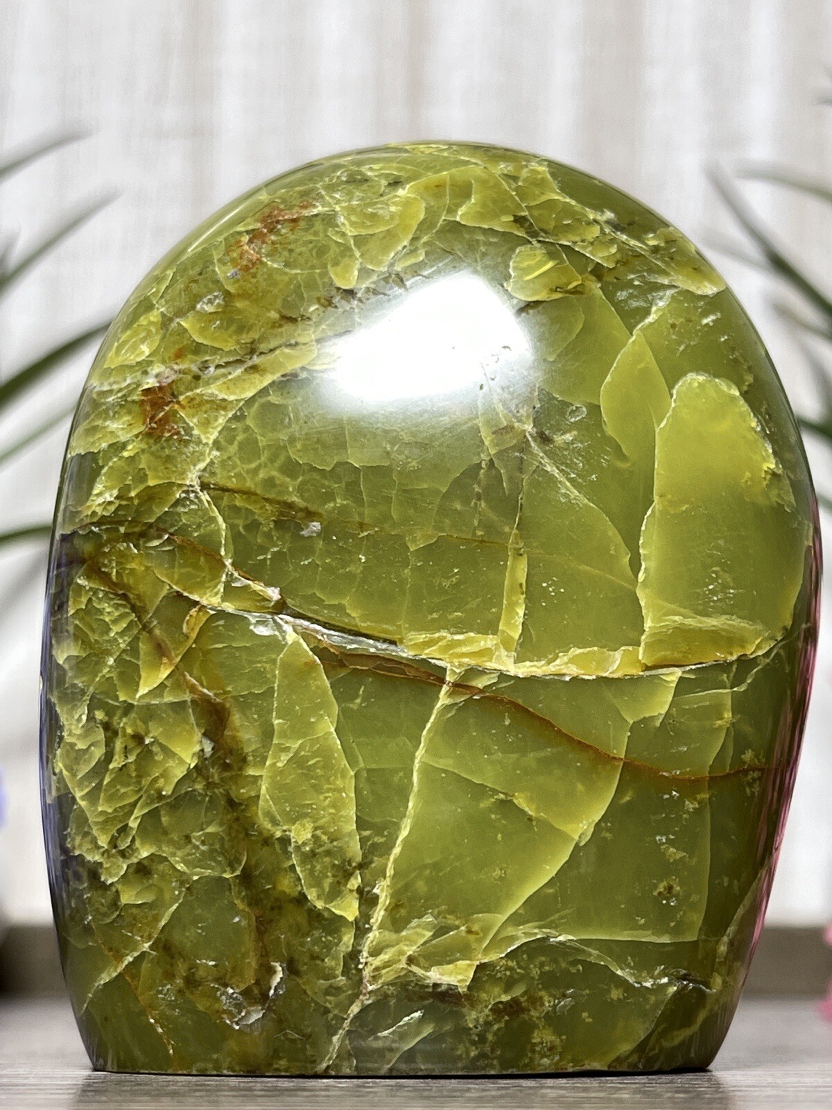 GREEN OPAL FREEFORM – Mineral Chakra Reiki Crystal Witch Energy Meditation Tower