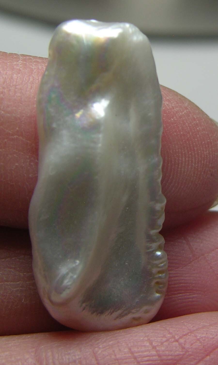 #4 Asia 100% Natural 10.05ct Raw Rough Uncut Pearl Crystal Specimen 2.00g 29mm