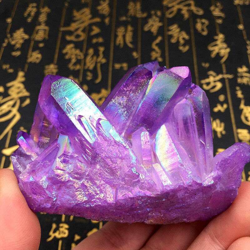 Purple Natural Quartz Cluster Crystal Quartz Cluster Gem Stone Healing Specimen