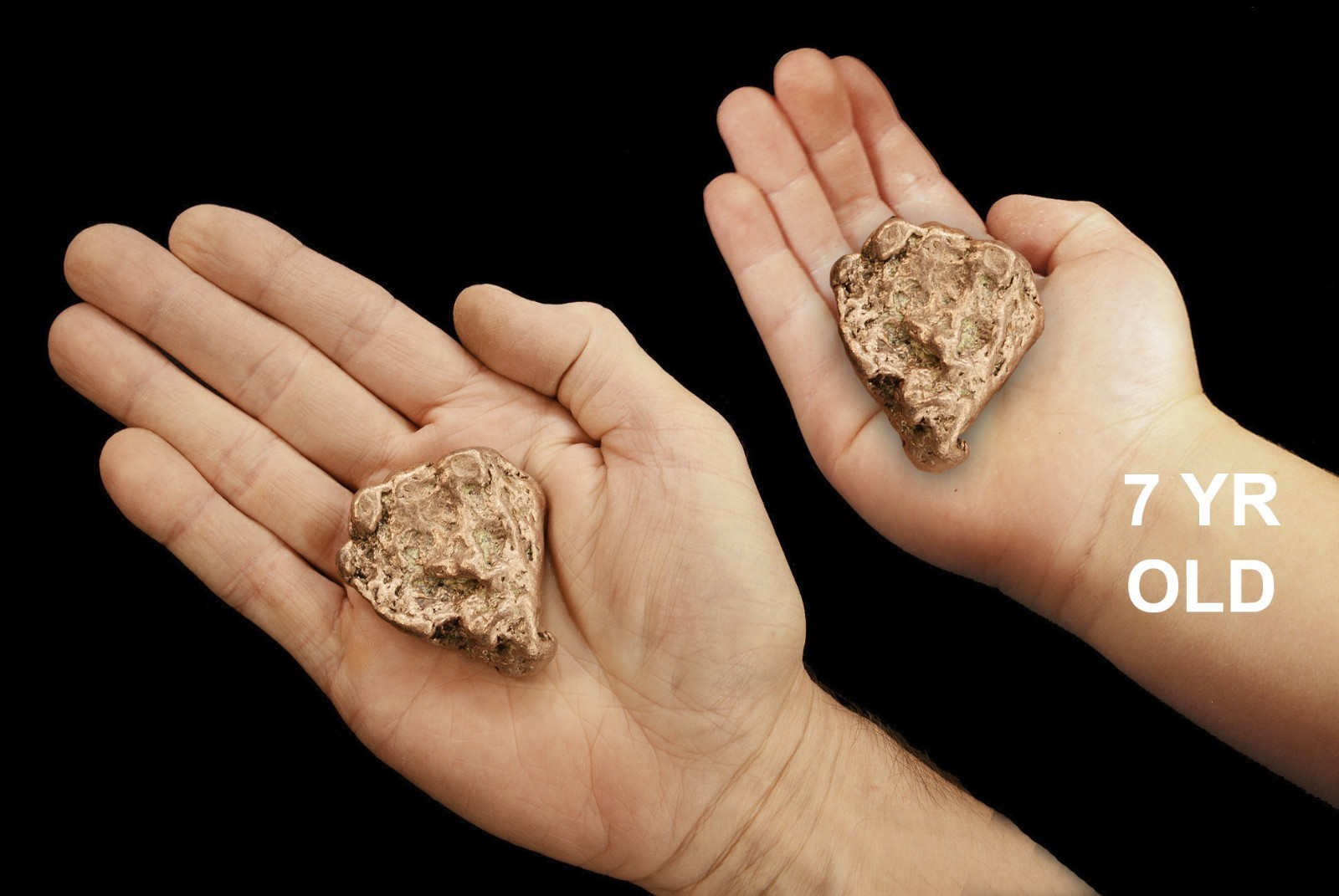 Pure COPPER Nugget 2 1/2″ 4-6 Oz Rock Mineral Specimen Rough Healing Crystal