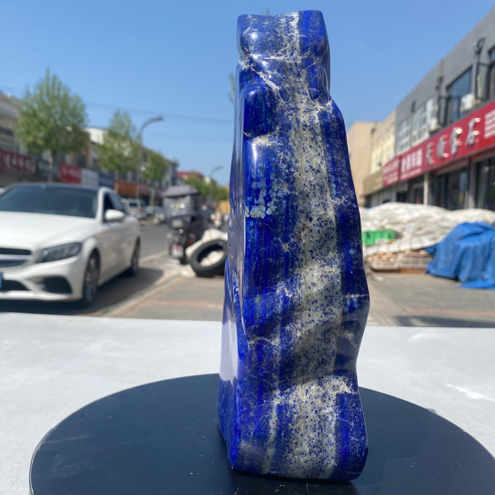 8.2LB Natural Stone Lapis Lazuli Freeform Polished Crystal Mineral Specimen