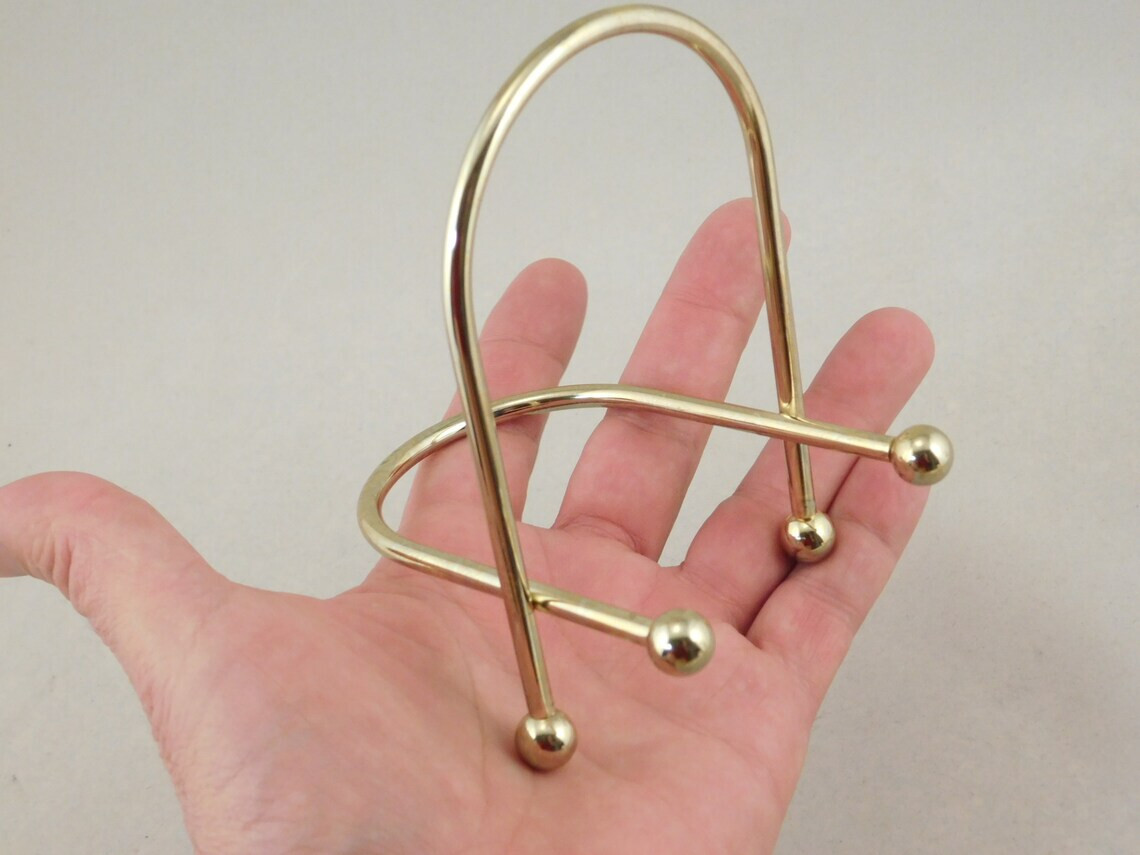 Easel Display Stand Medium Size Metal Gold/Brass Color