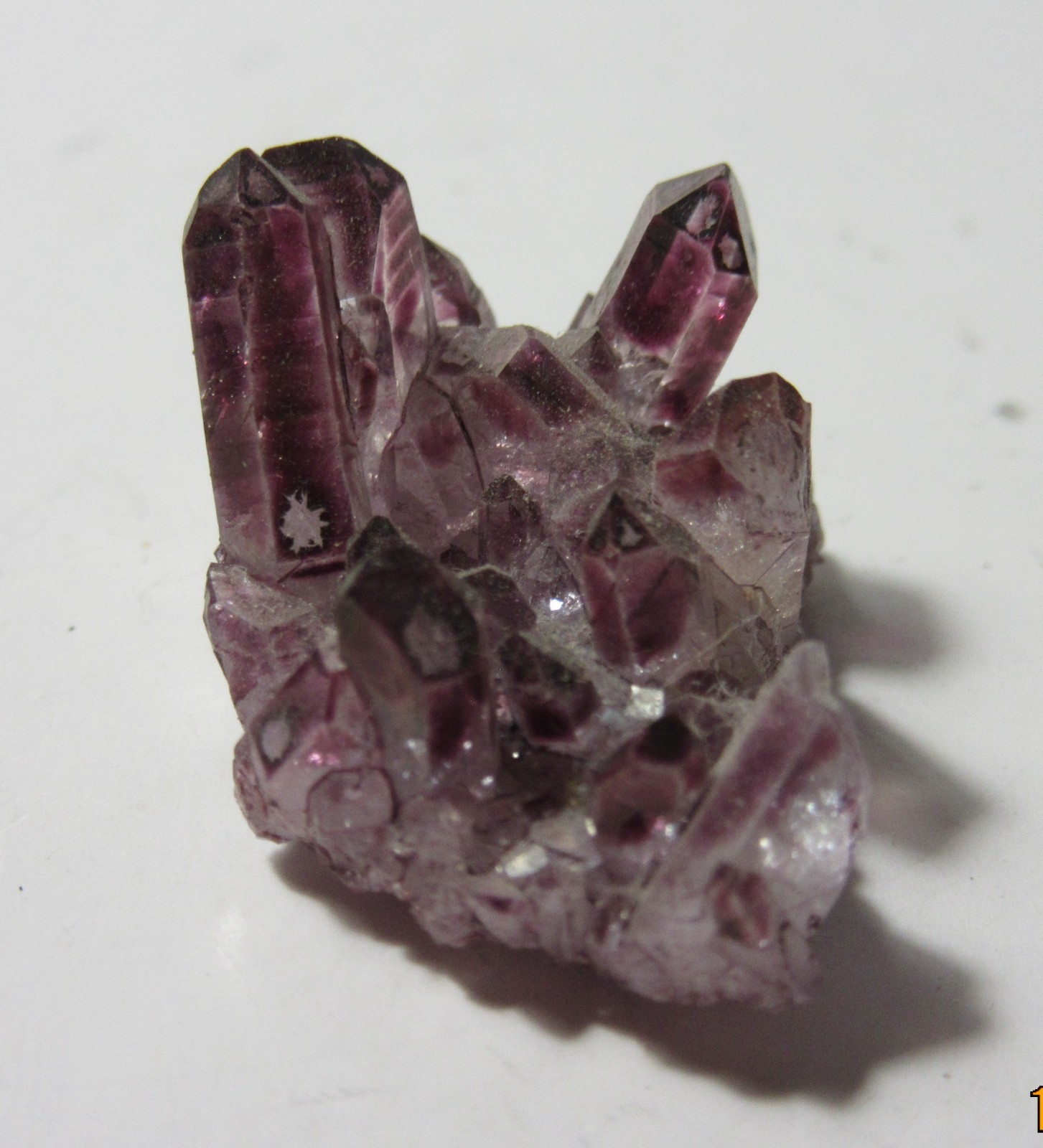 Rare Raspberry Aura Quartz 1 1/8 Inch Cluster Collectible RAQCC-7