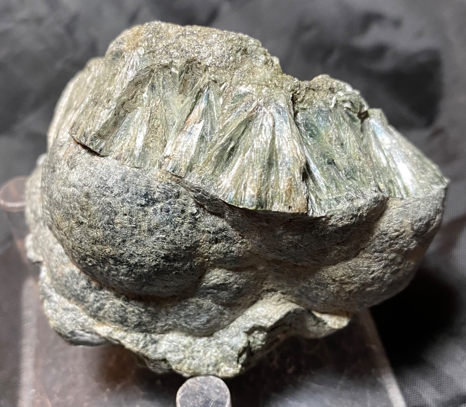 RARE Clinochlor var Serafinite Specimen from Korshunovskoe Mine, Siberia, Russia