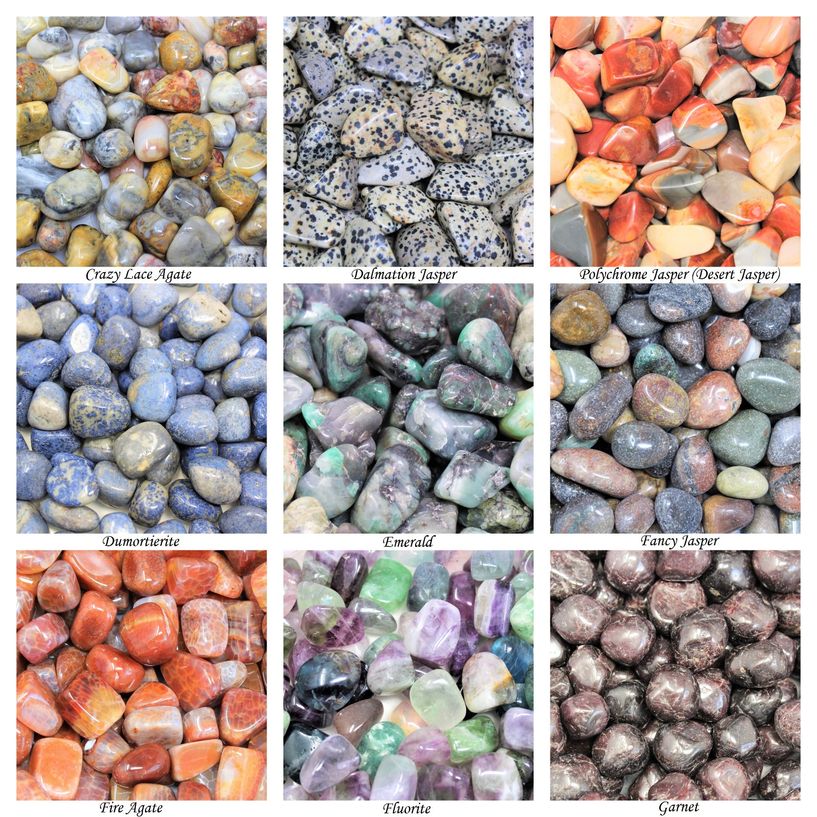1/4 lb Tumbled Stones: U Choose Type TAKE 15% OFF 3+ ITEMS – Wholesale Bulk 4 oz