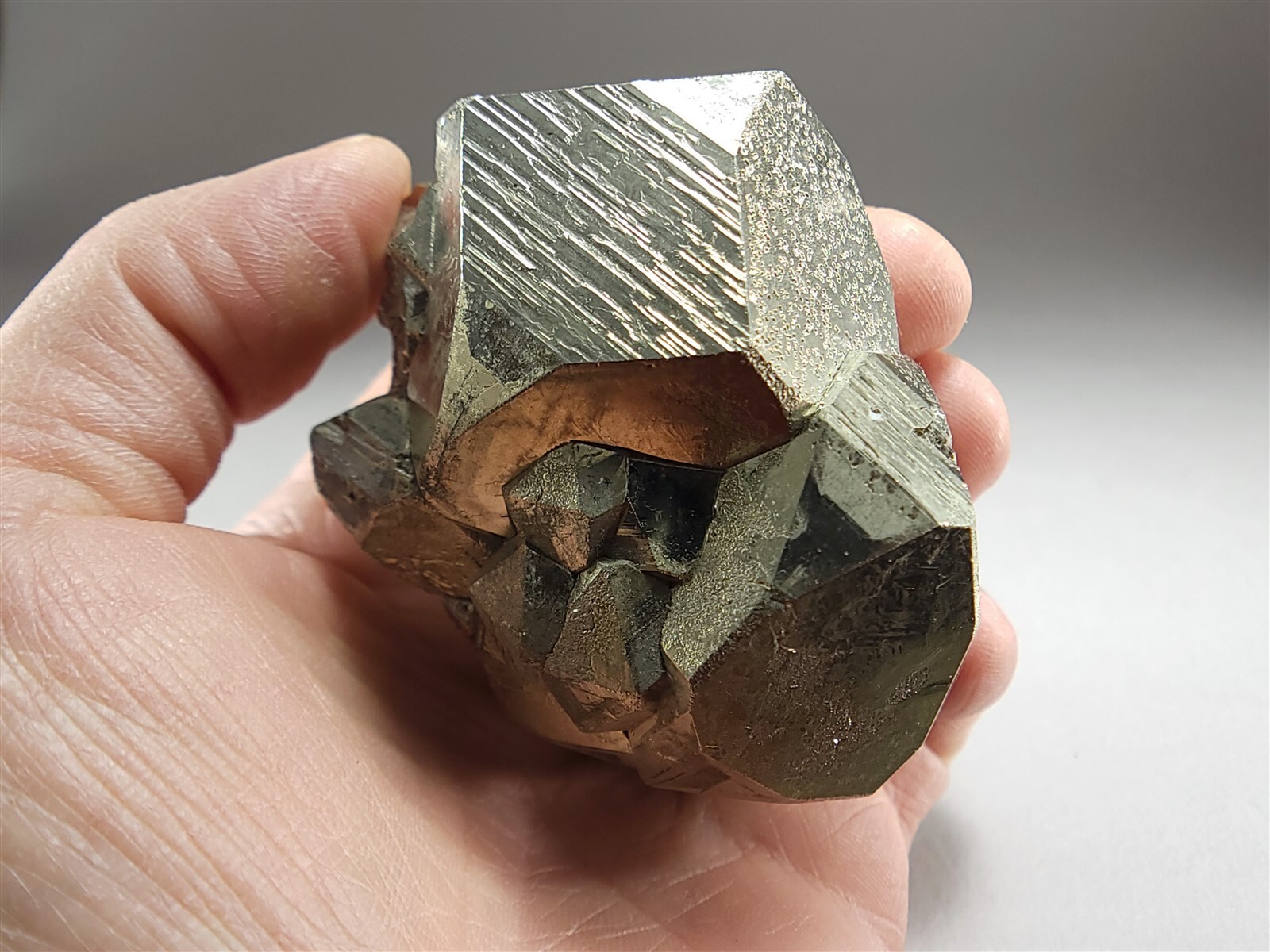 Peruvian Pyrite Crystal Cluster #27