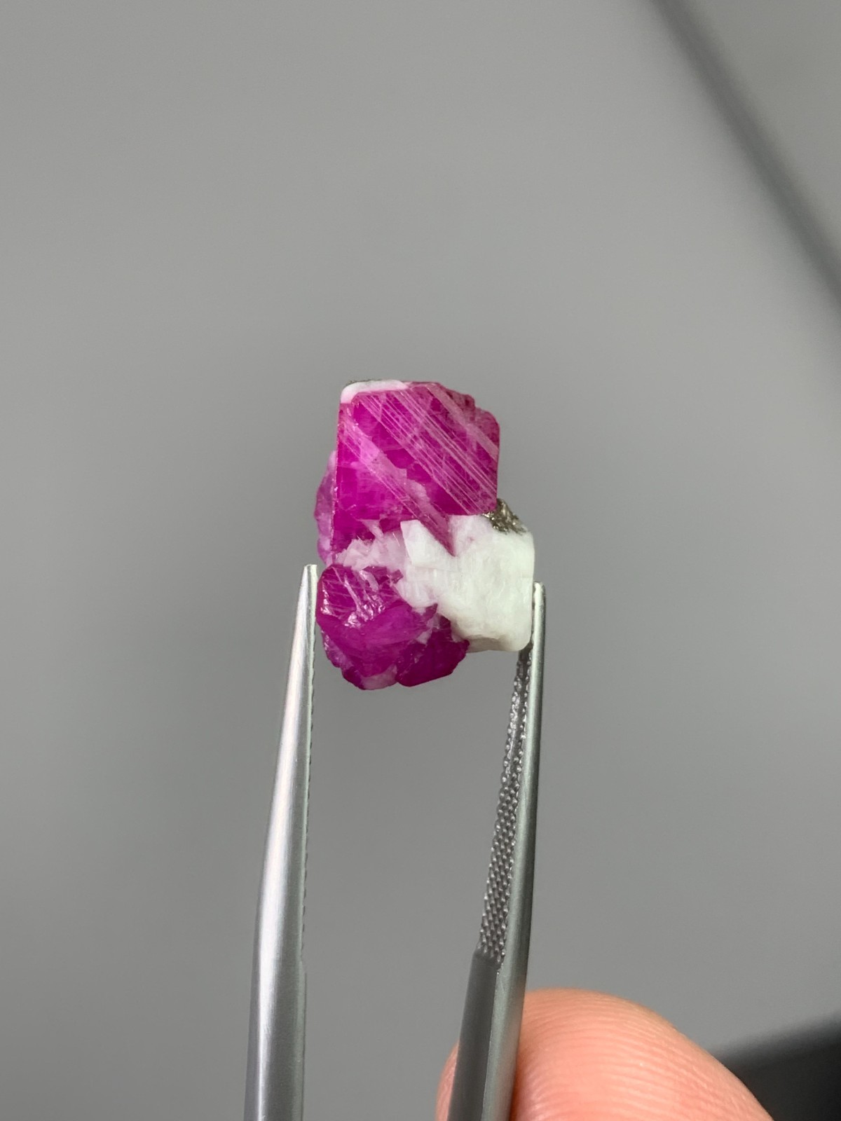 12.8ct Natural Ruby Crystal on Matrix Specimen – Jakdali Afghanistan Natural Gem