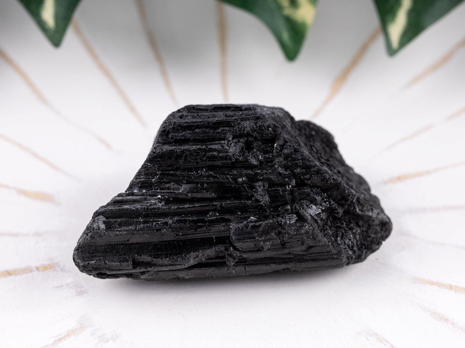 Black Tourmaline Raw Healing Stone for Meditation, Reiki, Energy Healing, 1 pc