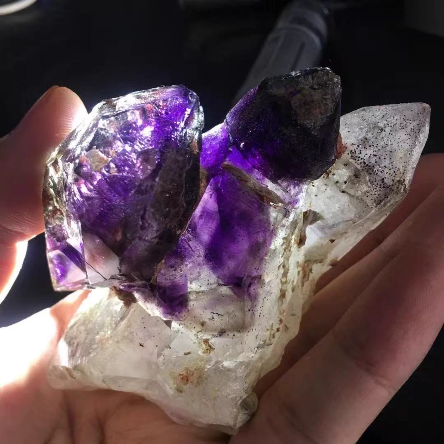 237g natural amethyst Melody stone *7*psychic abilities spiritual elevation